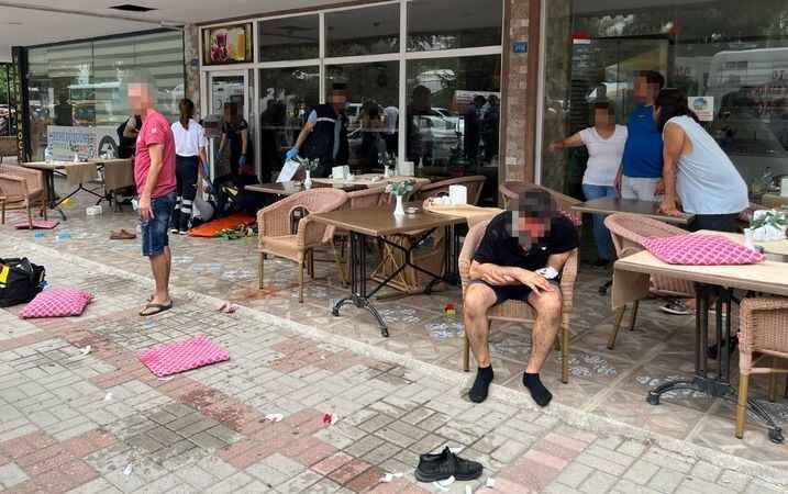 Alanya'da sopalı kavga... Polis silah kullandı... Olay yerinden ilk fotoğraflar...